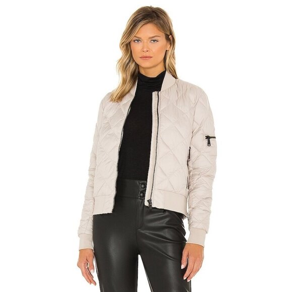 Alp N Rock Metro Bomber Jacket in Silver Grey - Picture 1 of 5